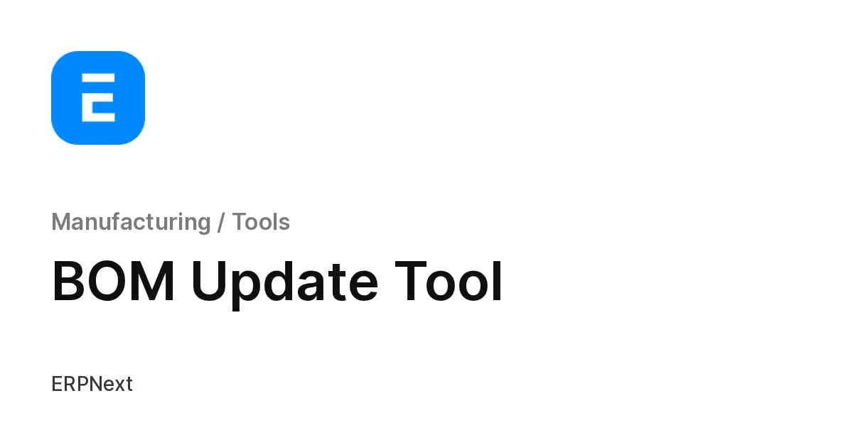 BOM Update Tool