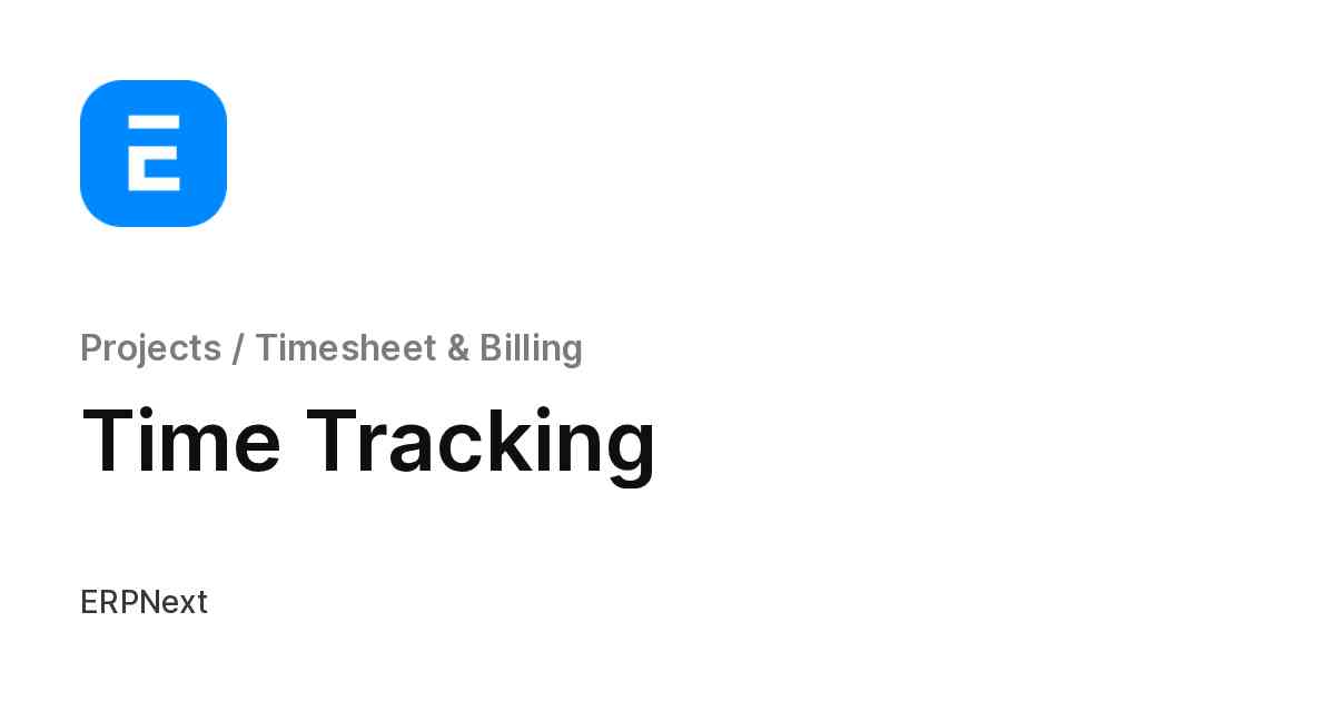 Time Tracking