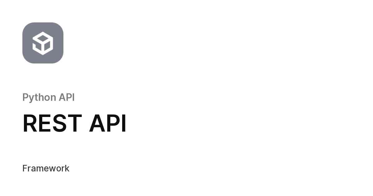 REST API