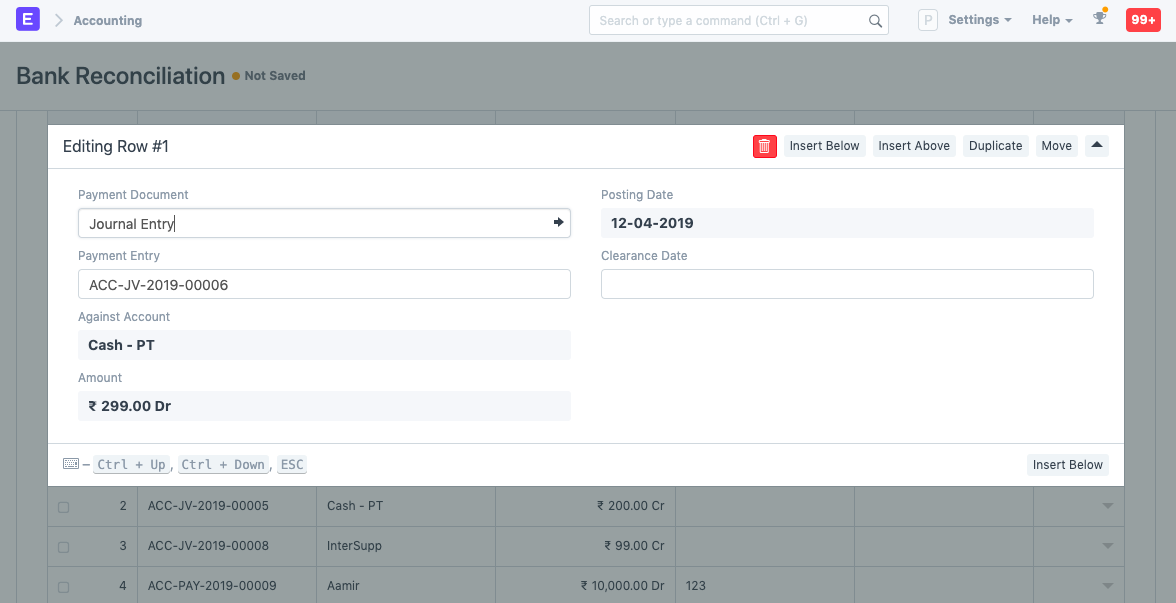 Bank Reconciliation