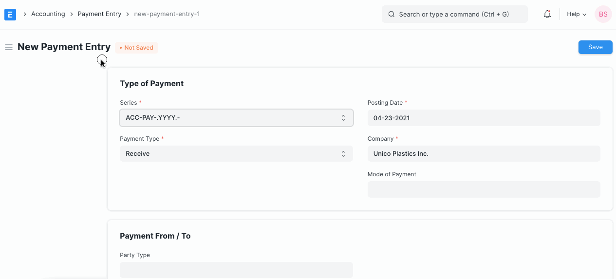 Adjust Payment Entry Against Multiple Sales