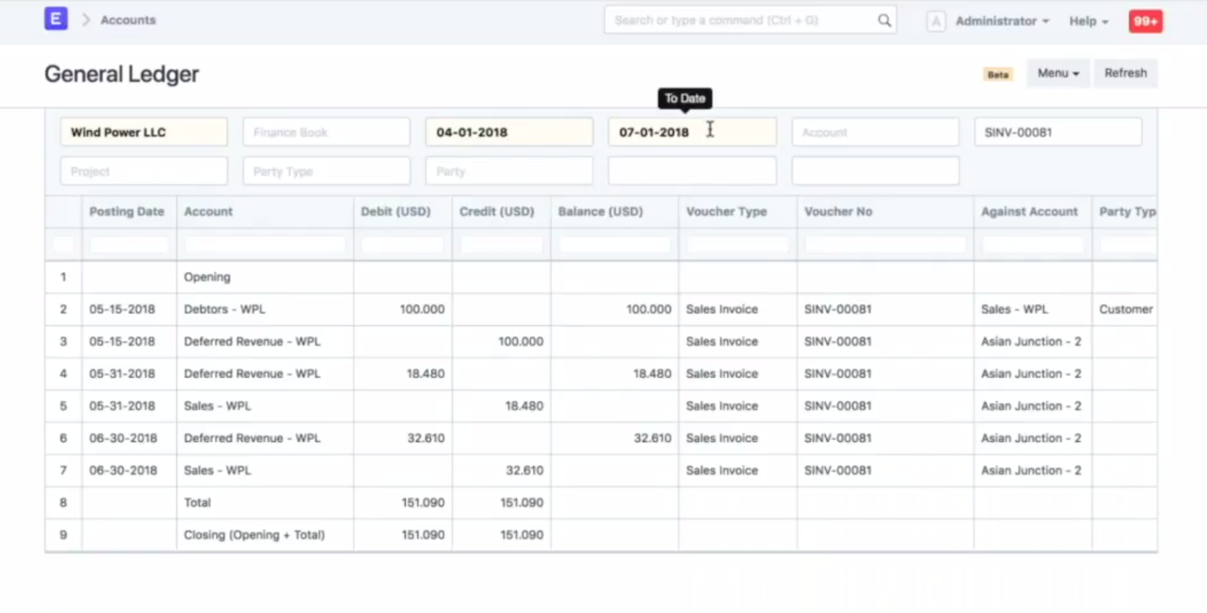 Item - Deferred Revenue