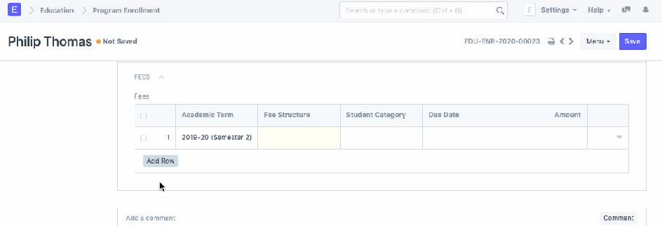 Program Enrollment