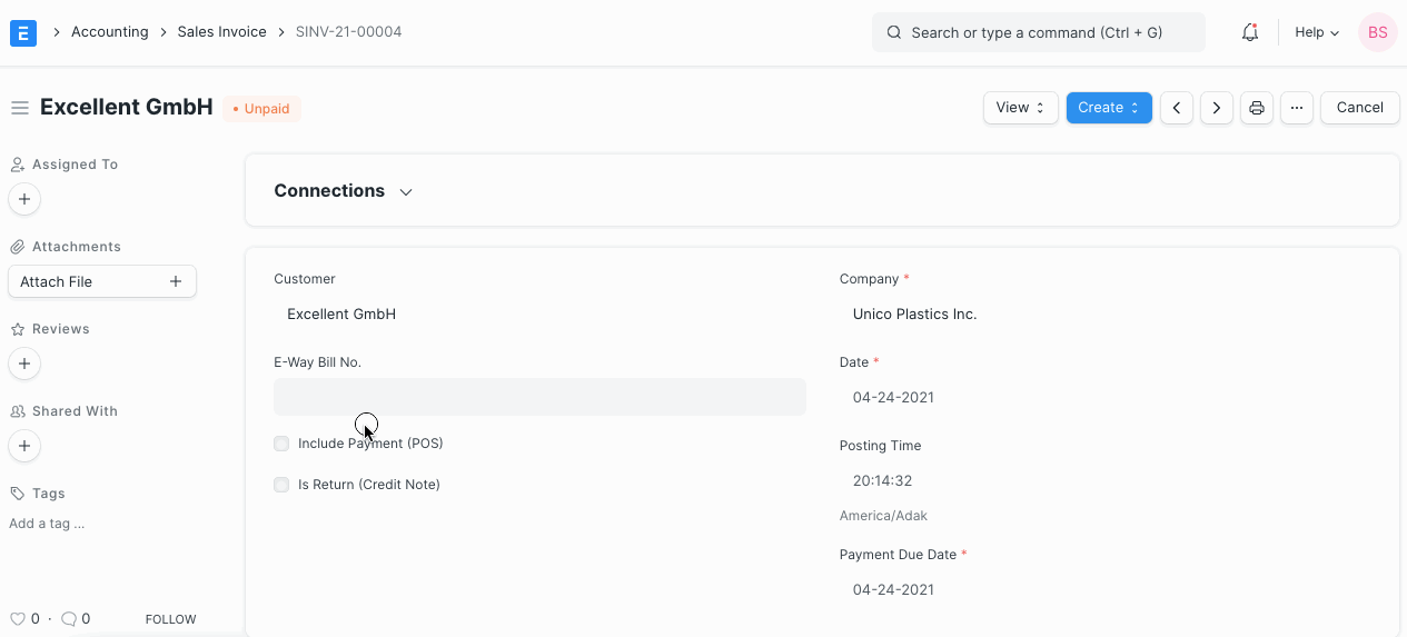 Auto Calculate Exchange Gain Loss