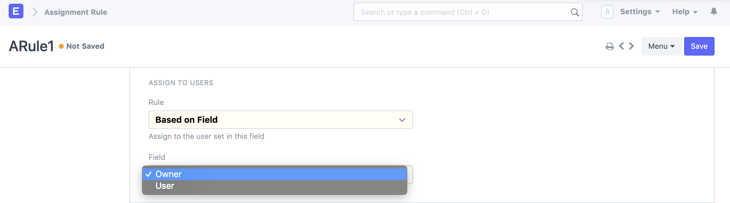 Field Assign