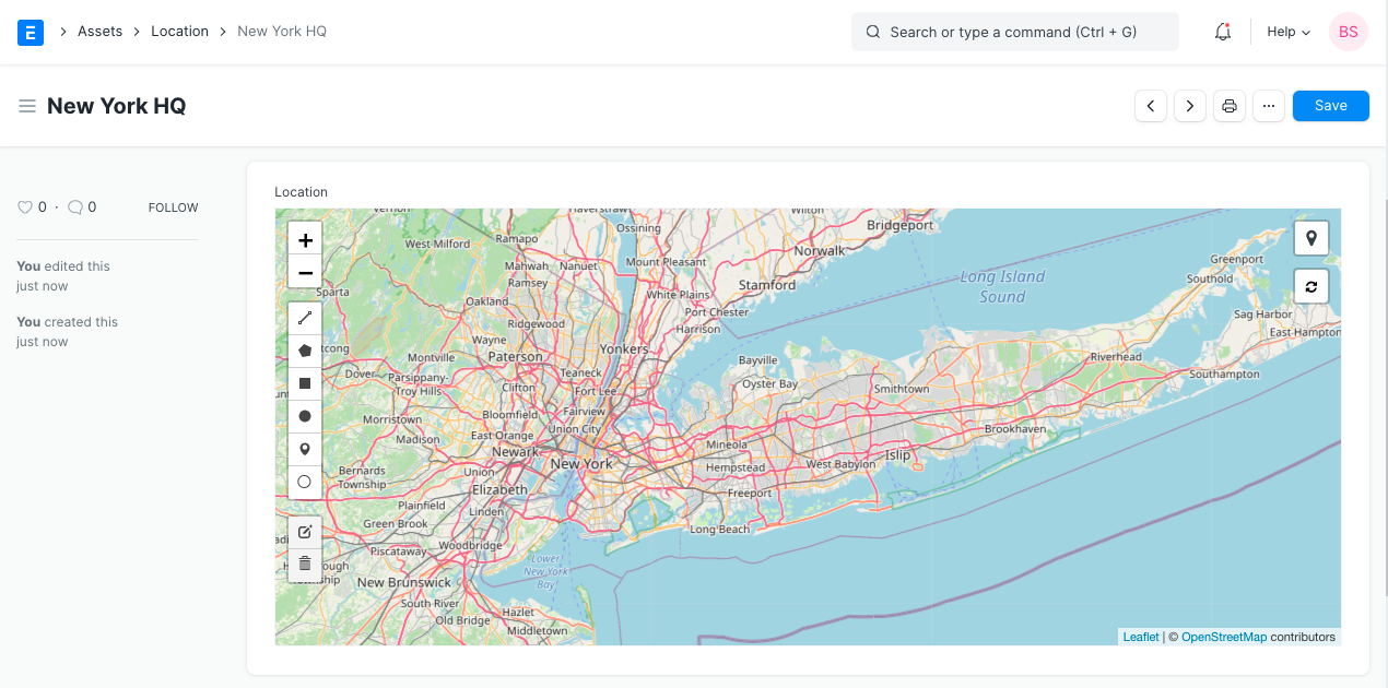 Field Type Geolocation