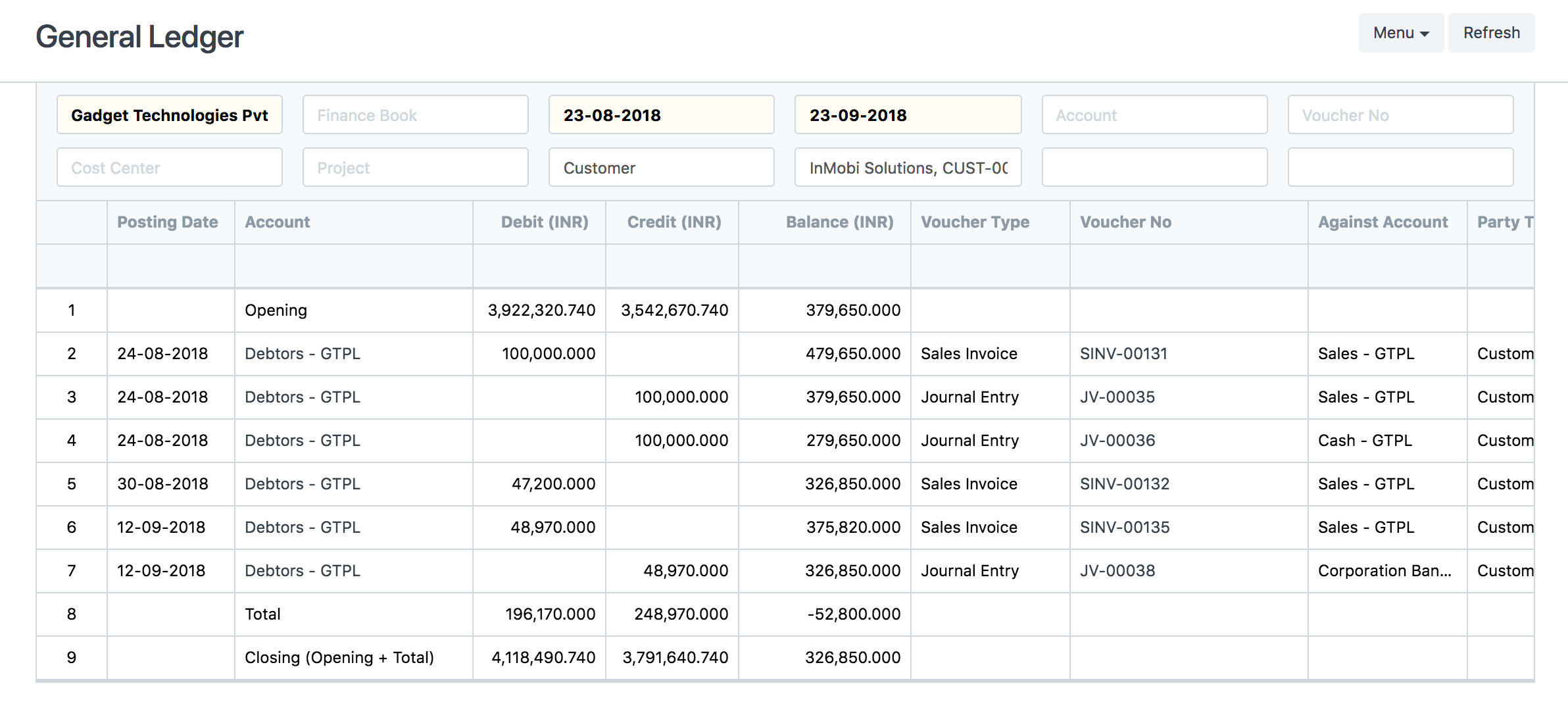 General Ledger