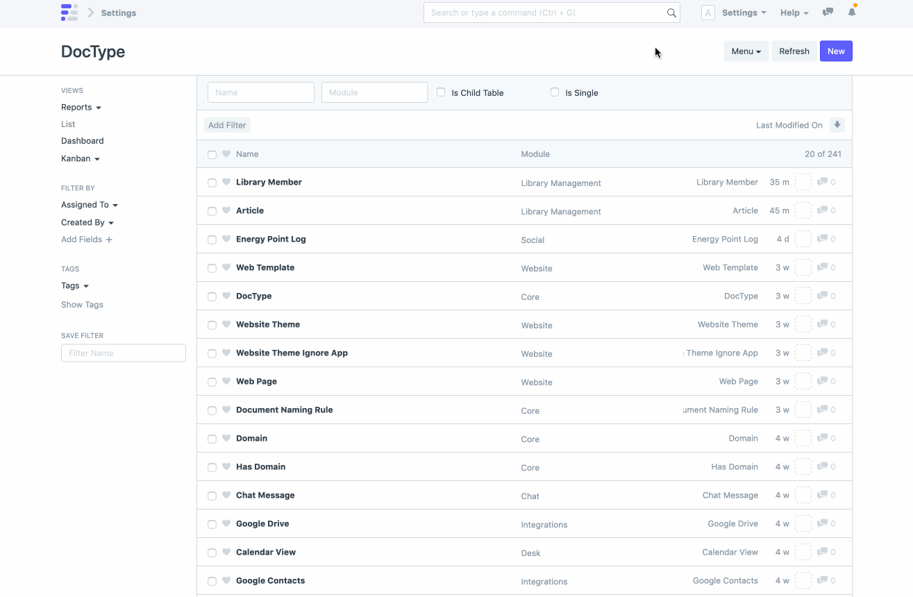 Library Membership DocType