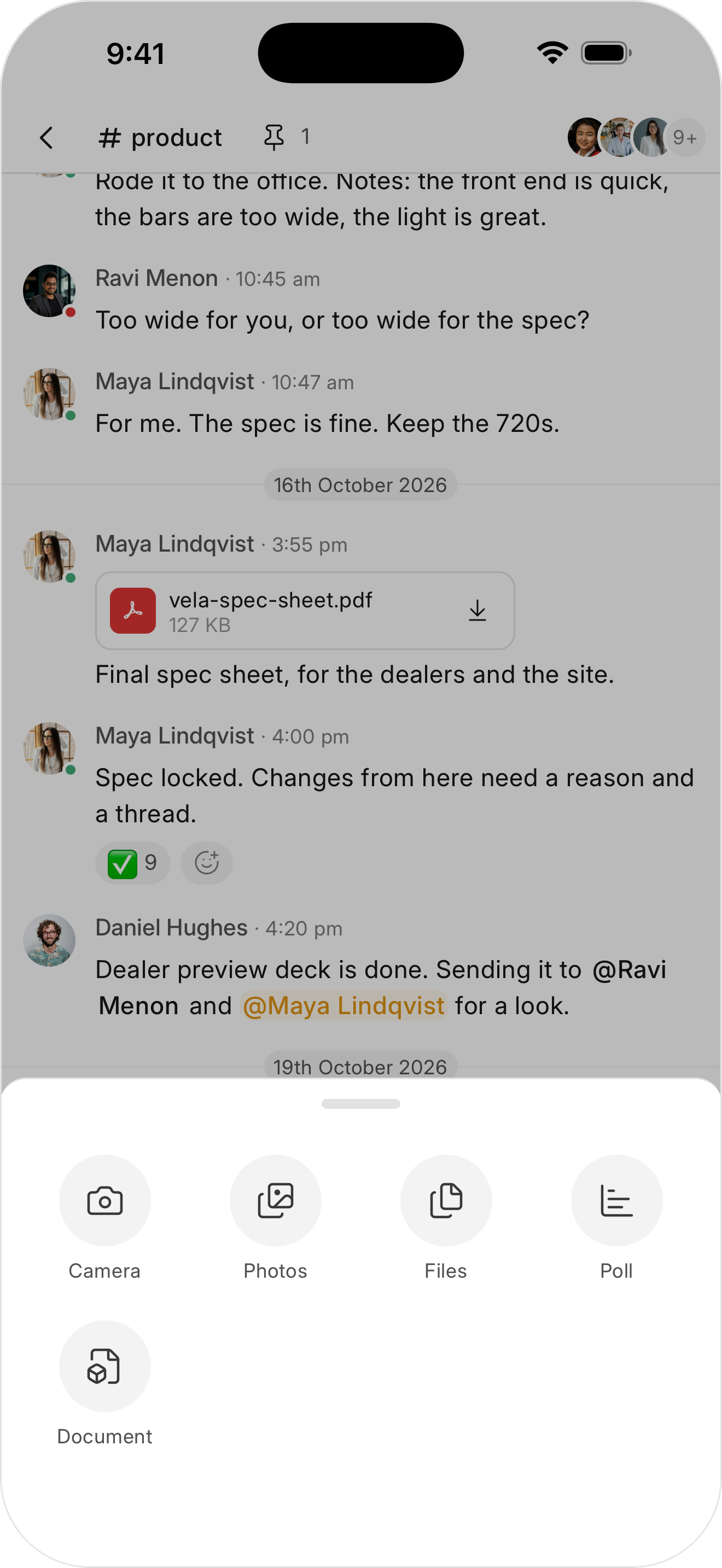 Send messages