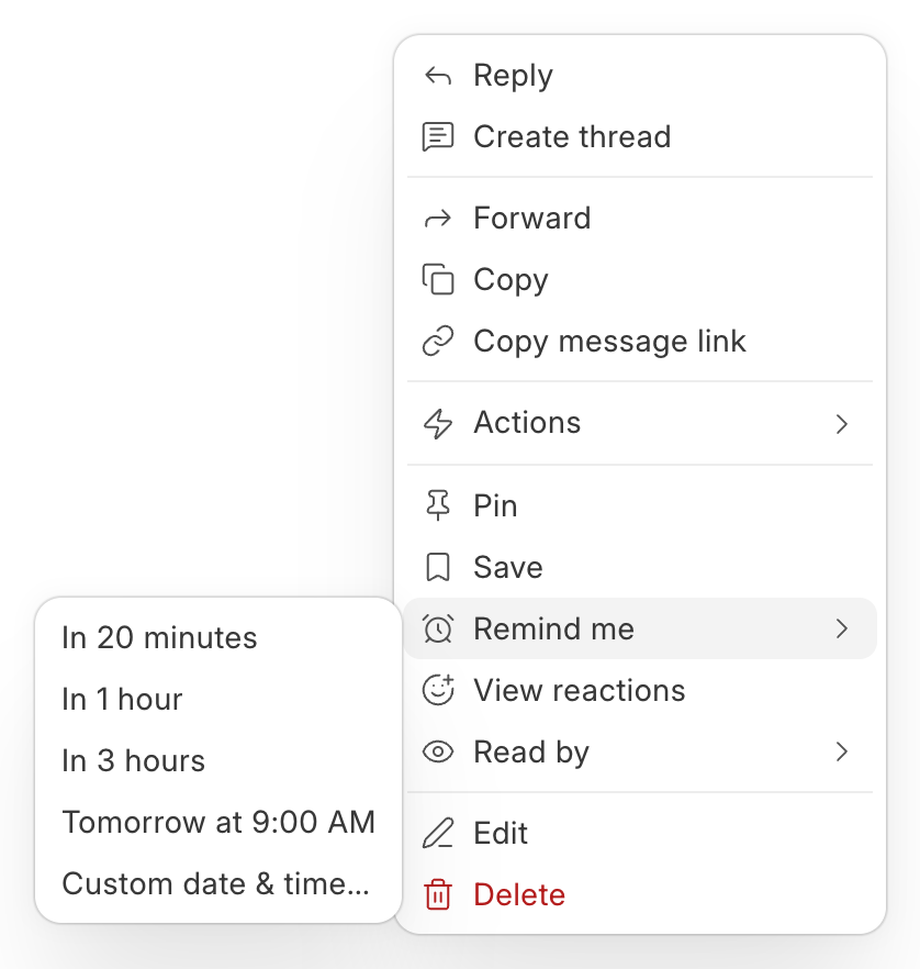 The Remind me times