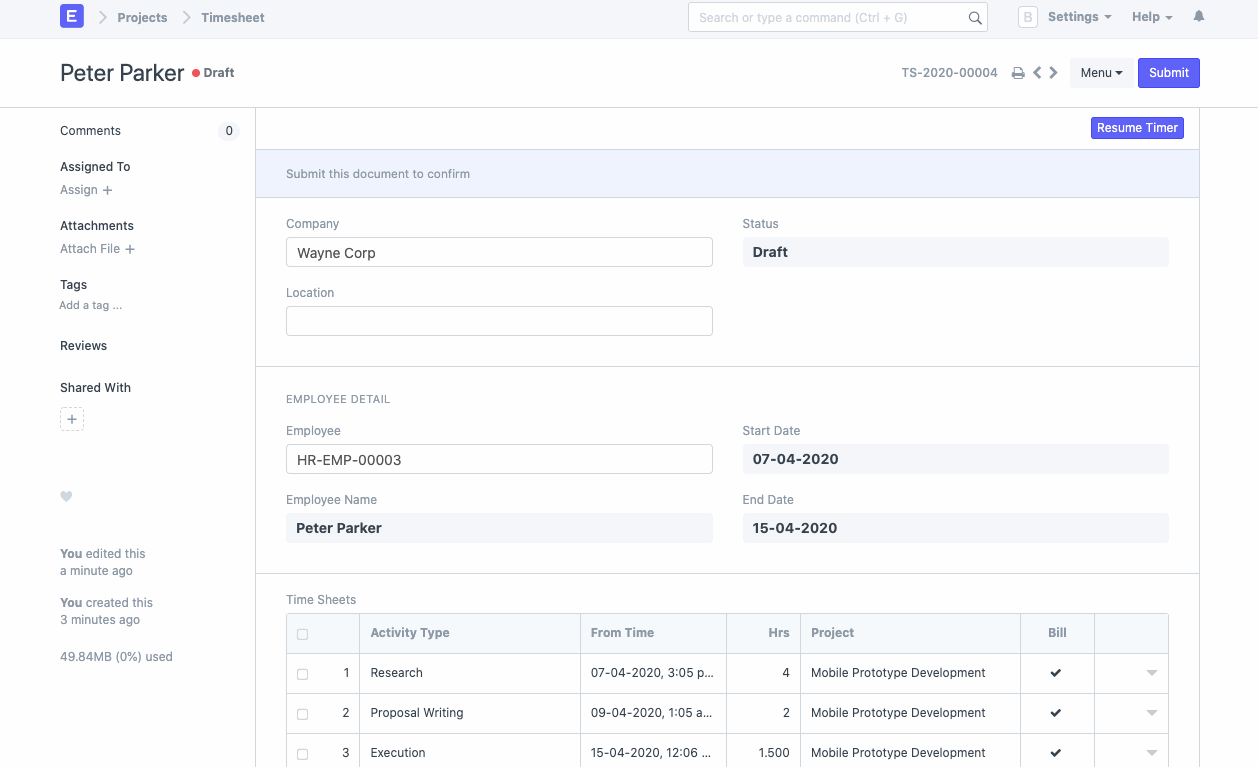 Sales Invoice