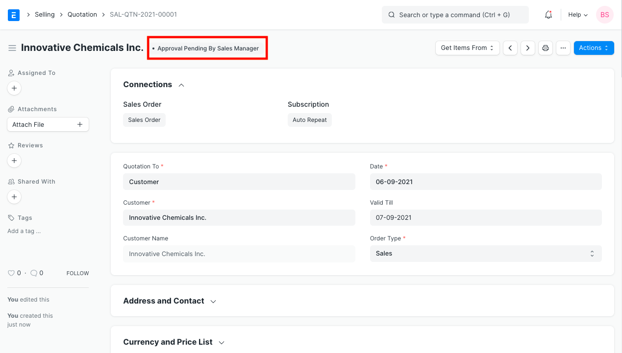 Workflow State in Transaction